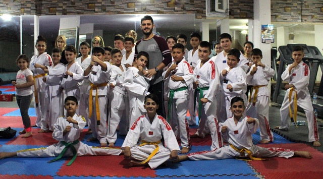 Nusaybin'de minik öğrencilere Taekwondo kursu