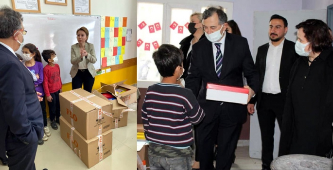 TMT'DEN Mardin’de köy okullarına oyuncak ve ayakkabı yardımı