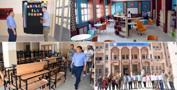 TOKİ bölgesinde İlkokul ve Ortaokul eğitime hazır