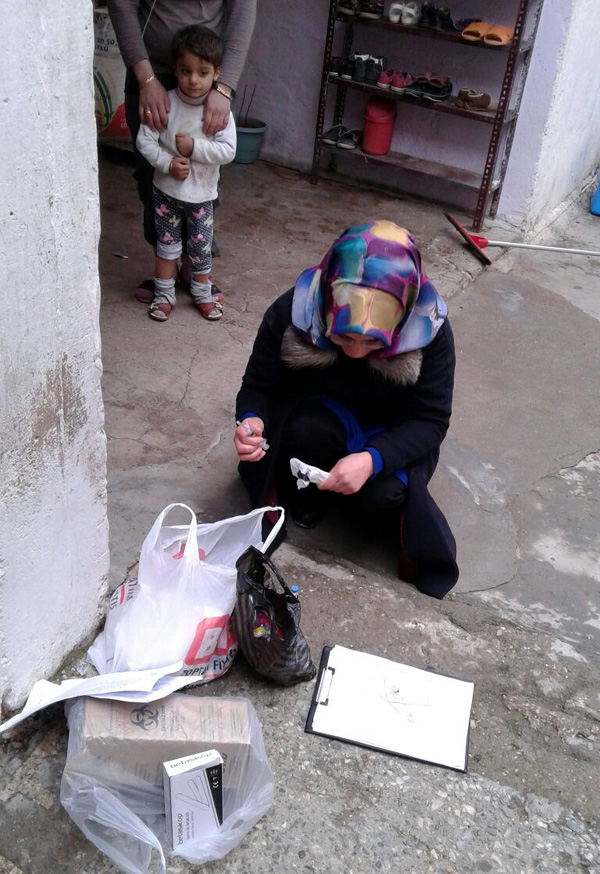 Nusaybin'de Suriyeli çocuklara aşı