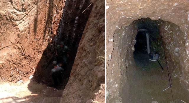 Nusaybin'den Suriye'ye açılan 40 metrelik tünel bulundu