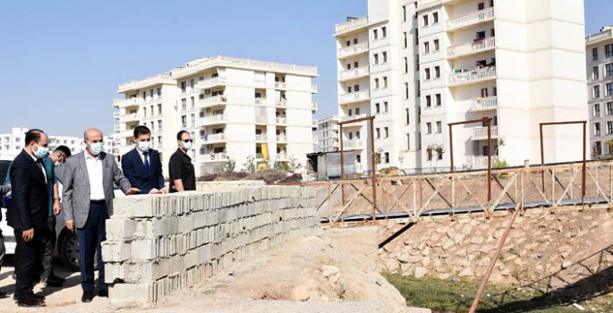 Vali Demirtaş, Nusaybin'de incelemelerde bulundu