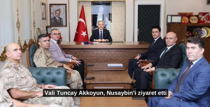 Vali Tuncay Akkoyun, Nusaybin ilçesini ziyaret etti