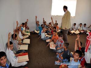 Nusaybin'de Yaz Kur'an Kursları Eğitime başladı