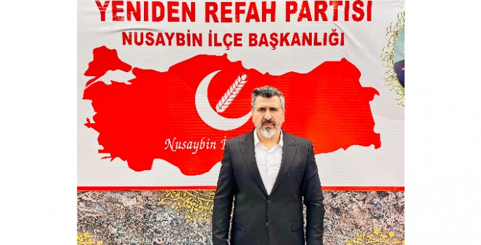 Yeniden Refah Partisinden Nusaybin'e Mucip Kardaş aday oldu