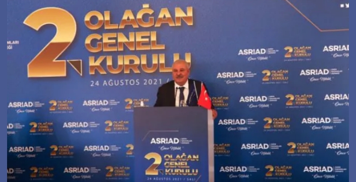 Adnan Danışman, ASRİAD Genel Başkanlığı’na yeniden seçildi