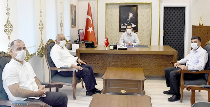 HÜDA PAR’dan Kaymakam Temizkan'a ziyaret