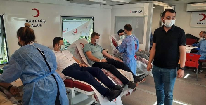 Nusaybin Cumhuriyet Savcılarından kan bağışına destek
