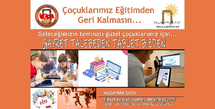 Dar gelirli öğrenciler için tablet kampanyası
