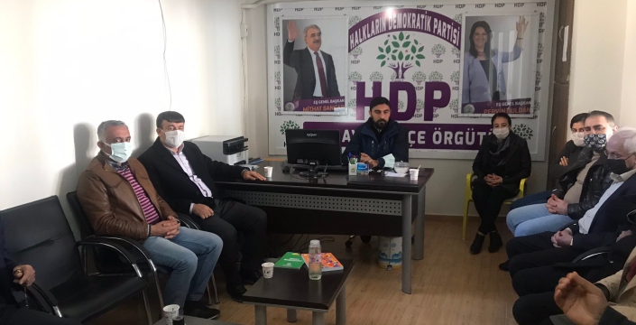 Nusaybin'de DEVA Partisinden HDP'ye ziyaret