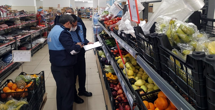 Nusaybin’de marketlerde fahiş fiyat denetimi yapıldı
