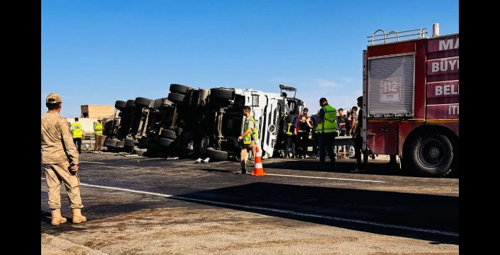 Nusaybin’de Tanker Devrildi, 1 kişi hayatını kaybetti