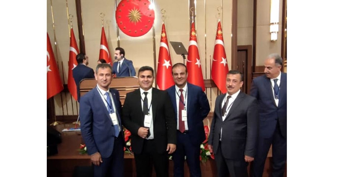Nusaybin Milli Eğitim Müdürü, Cumhurbaşkanı Erdoğan'ın davetlisi olarak külliyeye gitti
