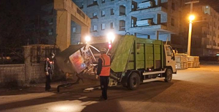 Ramazan ayı nedeniyle Nusaybin'de çöpler gece toplanacak